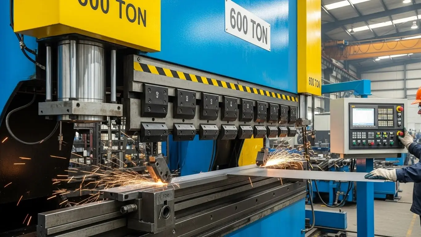 600 톤 CNC 프레스 브레이크