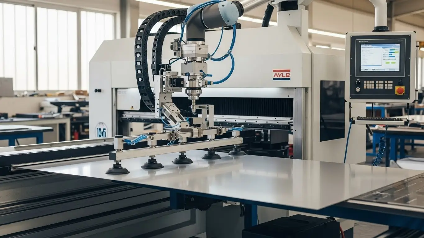 CNC 흡착컵 급전 패널 벤더