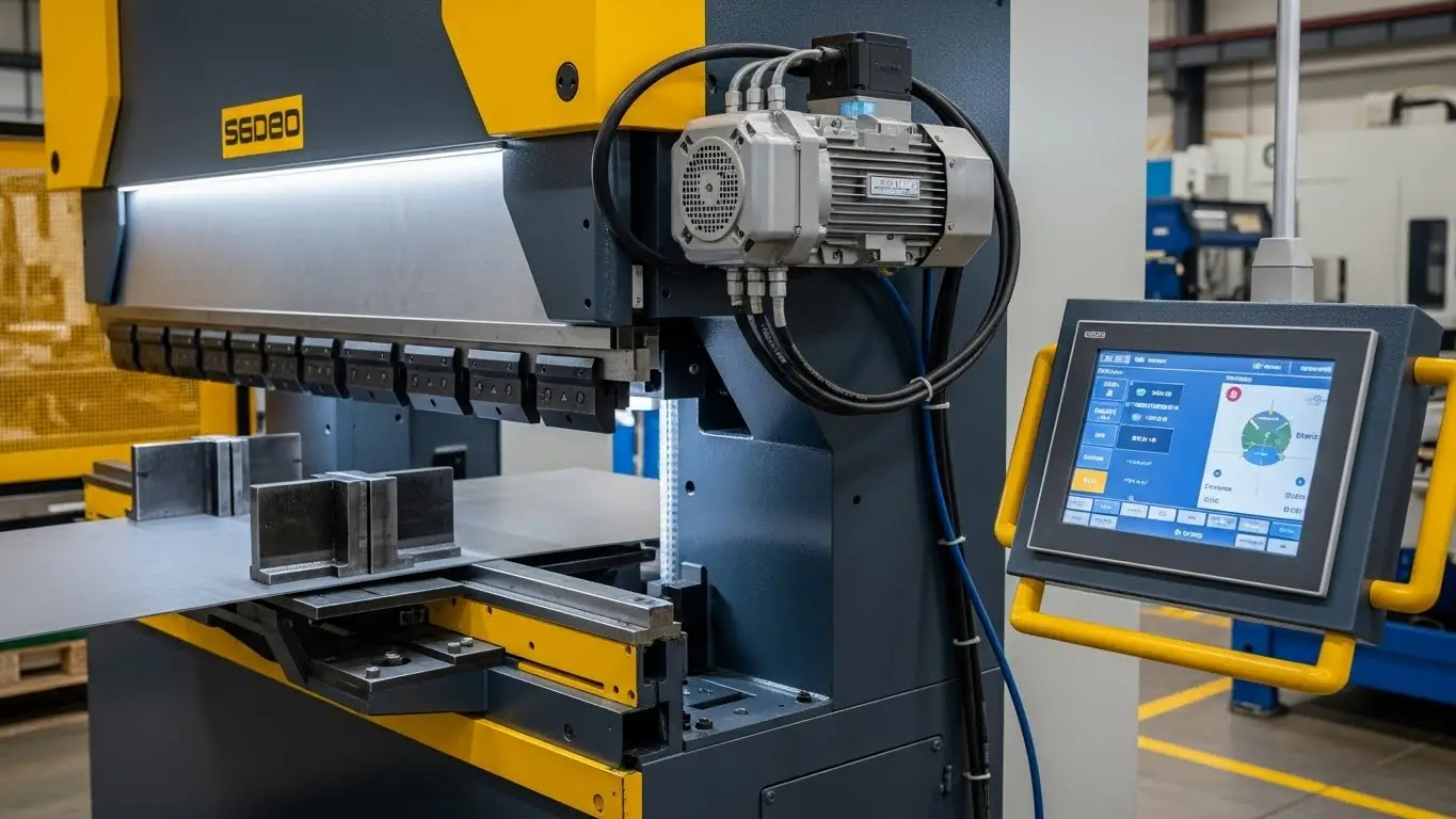 서보 모터가 장착된 프레스 브레이크