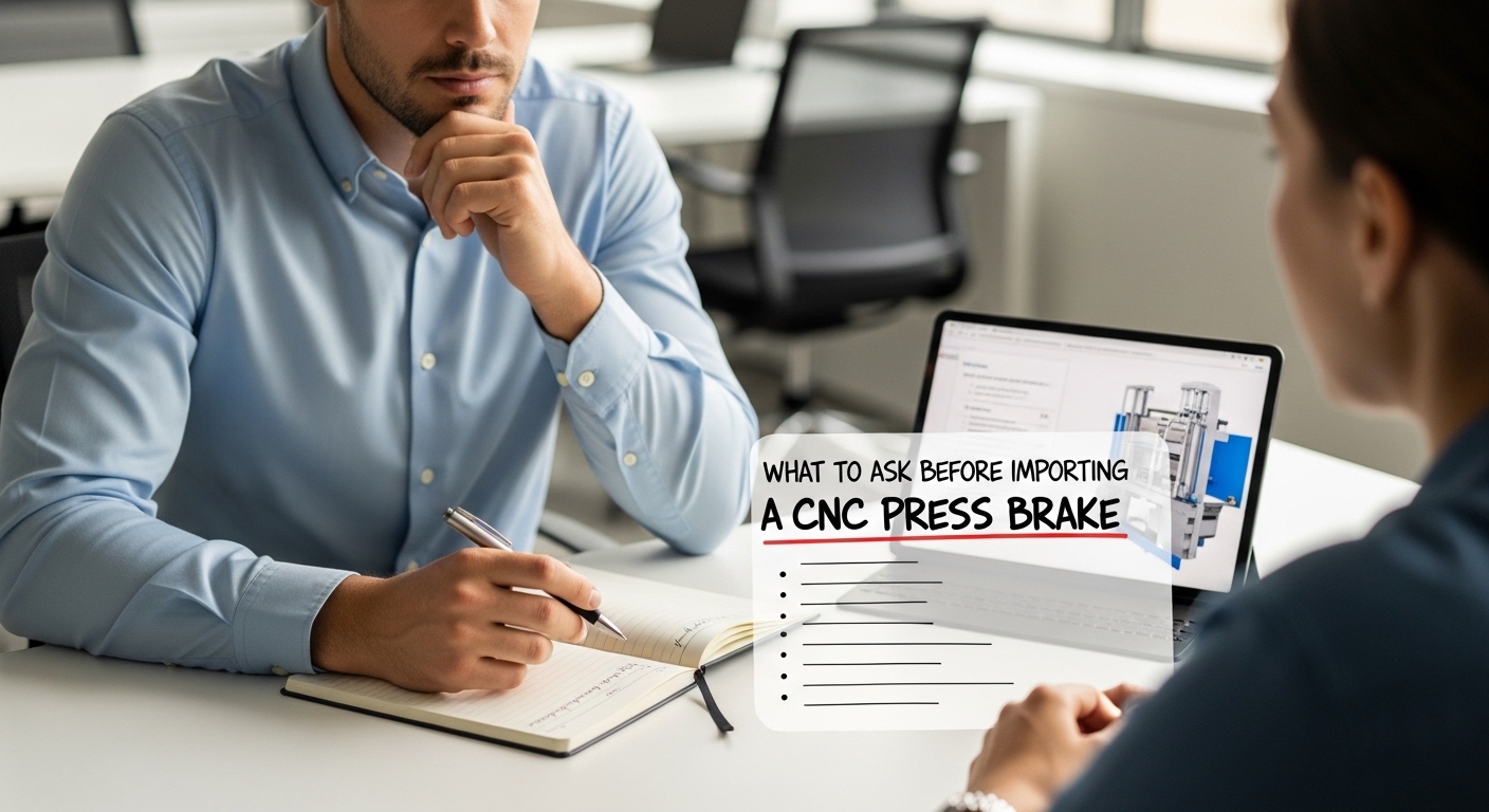 CNC 프레스 브레이크를 수입하기 전에 물어봐야 할 사항