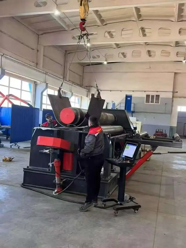 4-롤 플레이트 롤링 머신 헤비 듀티